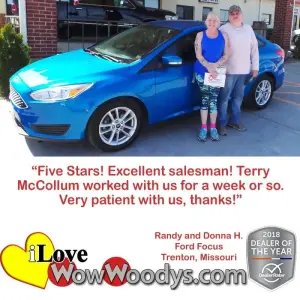 Randy and Donna H. Trenton, Missouri - Wow Woody's