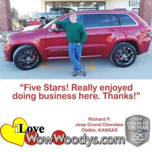 Richard P. Olathe, KANSAS - Wow Woody's