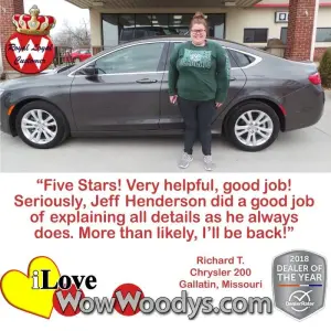 Richard T. Gallatin, Missouri - Wow Woody's
