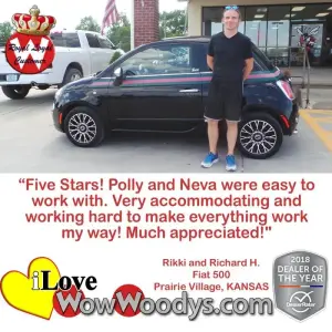 Rikki and Richard H. Prairie Village, KANSAS - Wow Woody's