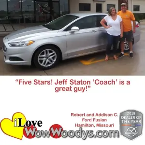 Robert and Addison C. Hamilton, Missouri - Wow Woody's