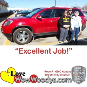 Rose P - Brookfield, Missouri - Wow Woody's