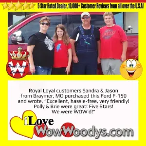 Sandra & Jason - Wow Woody's