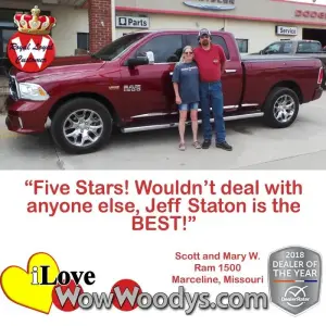 Scott and Mary W. Marceline, Missouri - Wow Woody's