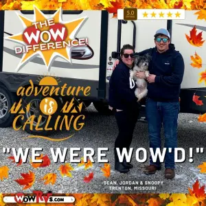 Sean, Jordan & Snoopy - Wow Woody's