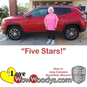 Shari H. Brookfield, Missouri - Wow Woody's