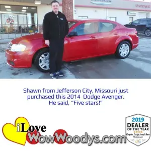 Shawn M. Jefferson City, Missouri - Wow Woody's