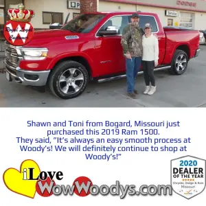 Pamela and Kenton - Wow Woody's