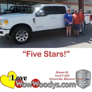 Shawn W. Unionville, Missouri - Wow Woody's