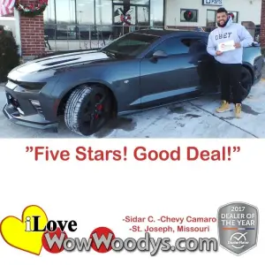 Sidar C. - St. Joseph, Missouri - Wow Woody's
