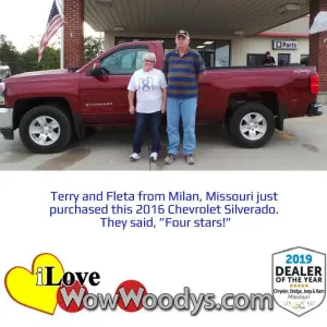 Terry and Fleta - Wow Woody's