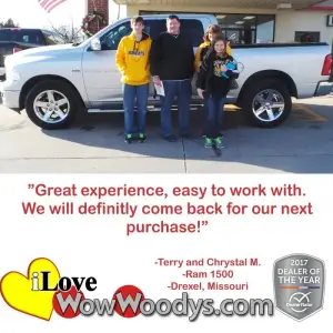 Terry and Chrystal M. - Drexel, Missouri - Wow Woody's