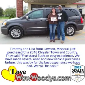 Timothy and Lisa - Wow Woody's
