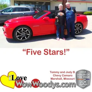 Tommy and Judy B. Marshall, Missouri - Wow Woody's