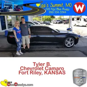 Tyler B. Fort Riley, KANSAS - Wow Woody's