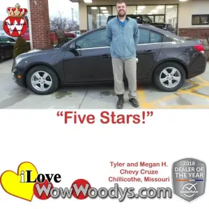 Tyler and Megan H. Chillicothe, Missouri - Wow Woody's