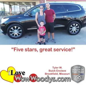 Tyler W. Brookfield, Missouri - Wow Woody's