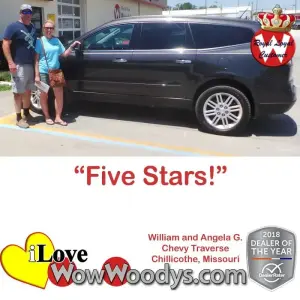 William and Angela G. Chillicothe, Missouri - Wow Woody's