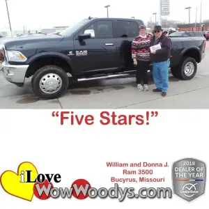 William and Donna J. Bucyrus, Missouri - Wow Woody's