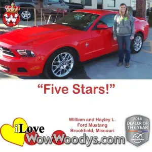 William and Hayley L. Brookfield, Missouri - Wow Woody's