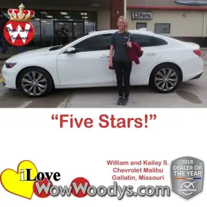William and Kailey S. Gallatin, Missouri - Wow Woody's