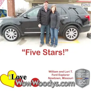 William and Lori T. Newtown, Missouri - Wow Woody's