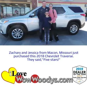 Zachary and Jessica - Wow Woody's