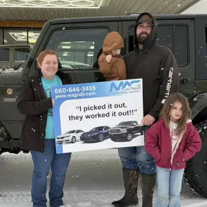 Testimonial from Kelsey from Trenton, MO to MAG CDJR