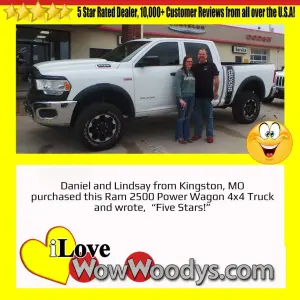 Daniel and Lindsay - Wow Woody's