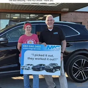 Testimonial from Tiffany Dusenbery from Chillicothe, MO to MAG CDJR