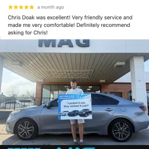 From Jamesport to Joyrides: Christopher’s 5-Star Kia Forte Story at MAG CDJR