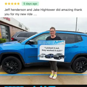 Bright Blue and Brand New: Hollys Jeep Compass Adventure Starts at MAG CDJR