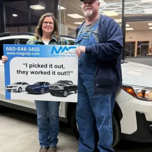 Testimonial from Lorie & Tim from Wheeling, MO to MAG CDJR