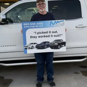 Testimonial from David from Chillicothe, MO to MAG CDJR