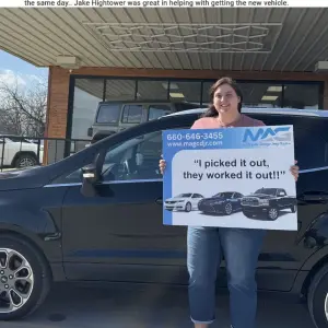 Testimonial from Annamarie from Braymer, MO to MAG CDJR