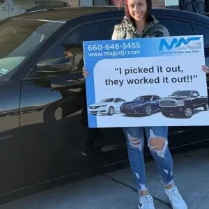 Testimonial from Brooklyn from Clinton County, MO to MAG CDJR