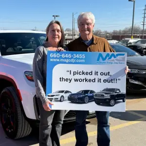 Testimonial from Amber & Jimmy from Trenton, MO to MAG CDJR