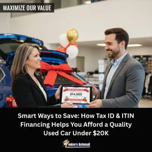 Smart Ways to Save: How Tax ID & ITIN Financing Helps You Afford a Quality Used Car Under $20K