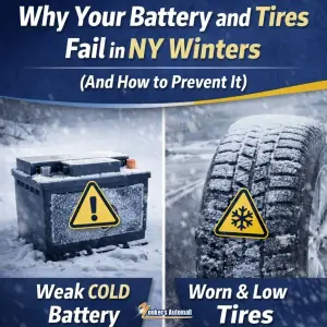 Why Your Battery and Tires Fail in NY Winters (And How to Prevent It)