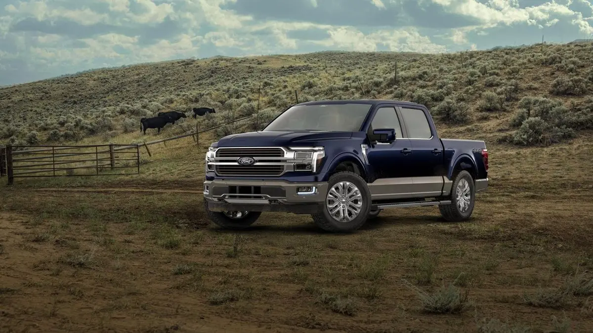 2026 Ford F-150 King Ranch in Antimatter Blue Metallic