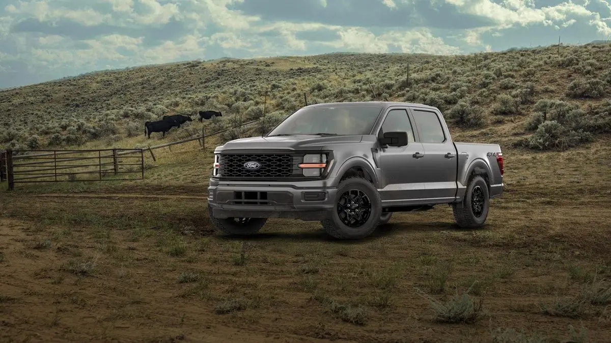 2026 Ford F-150 STX trim in Carbonized Gray Metallic