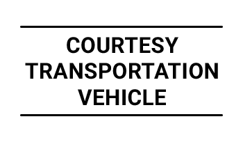 Courtesy Transportation and Demo Vehicles information.