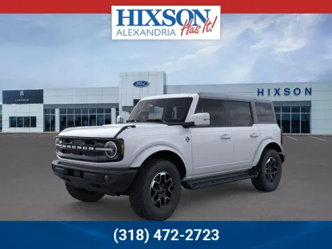 White 2025 Ford Bronco Outer Banks for sale in Alexandria, LA