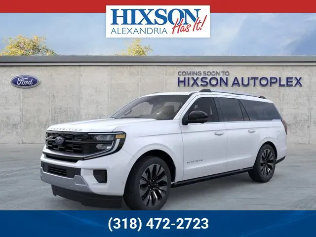 White 2026 Ford Expedition Max Platinum for sale in Alexandria, LA