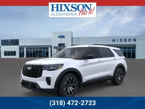 White 2026 Ford Explorer ST-Line for sale in Alexandria, LA