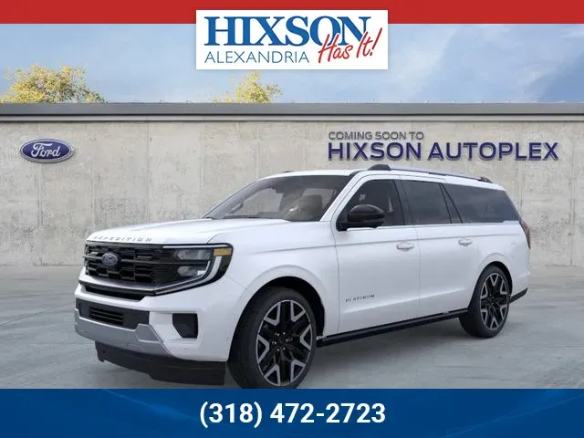 White 2026 Ford Expedition Max Platinum for sale in Alexandria, LA