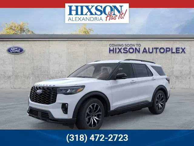 White 2026 Ford Explorer ST-Line for sale in Alexandria, LA