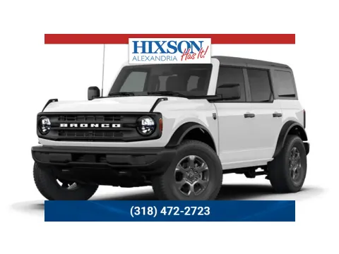 White 2026 Ford Bronco Big Bend for sale in Alexandria, LA