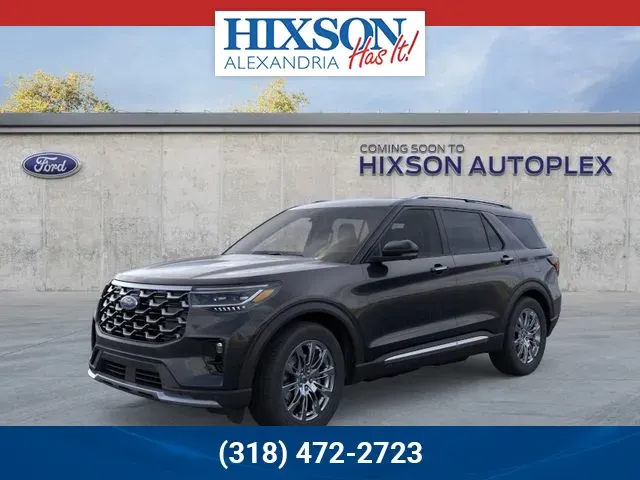 Black 2026 Ford Explorer Platinum for sale in Alexandria, LA