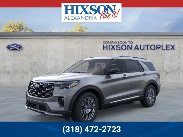 Gray 2026 Ford Explorer Platinum for sale in Alexandria, LA